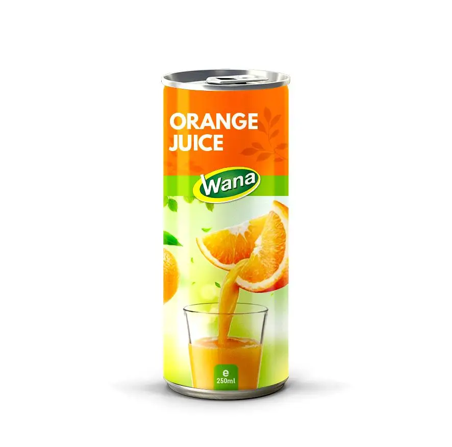 OEM Manufacturer 250mL Peach Juice Drink Vietnam Sourced Canned Beverage From Fruit Vegetable Juices Genre