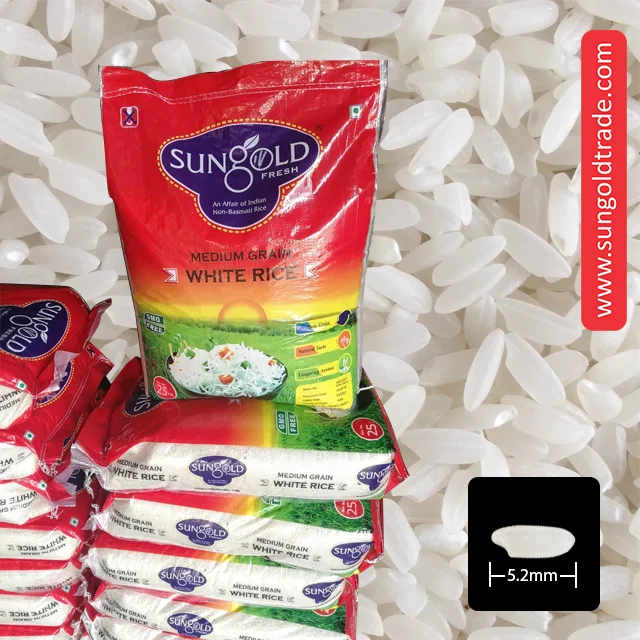  Белый рис со средним зерном 20 кг