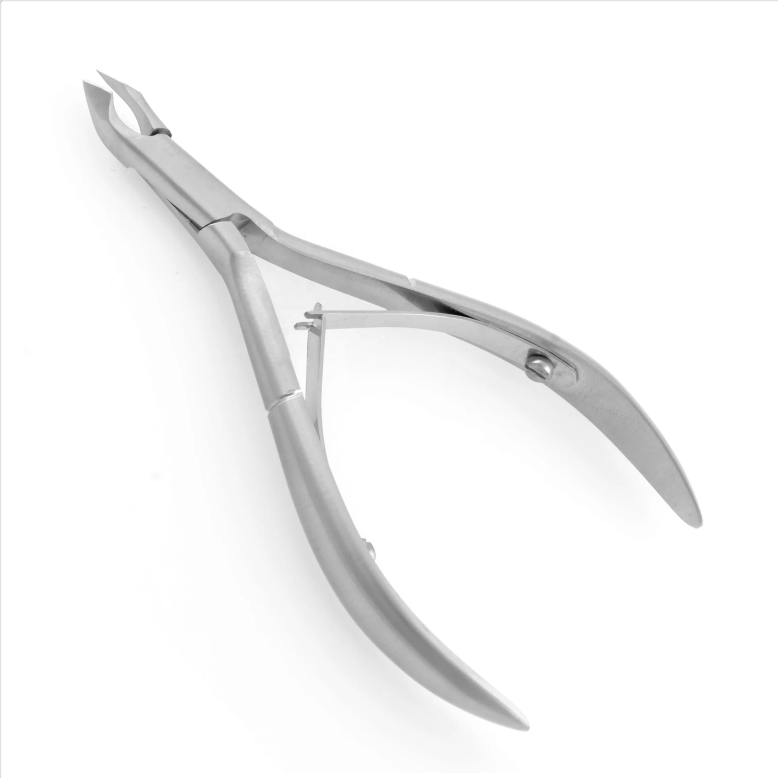 Professional Cuticle Nipper Dead Skin Remover Nail Clipper Medical Grade Stainless Steel Nail Tools 9mm Jaw Single Spring