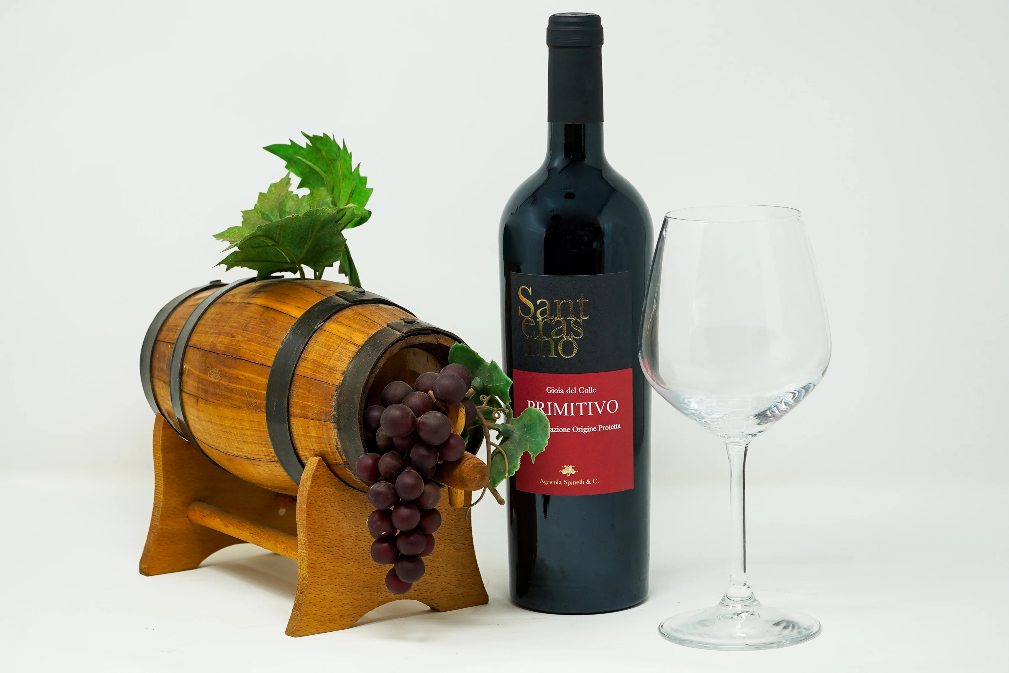 Premium quality Italian red wine 0,75L Santerasmo DOP | Dry | Elegant aromas | Made in Italy