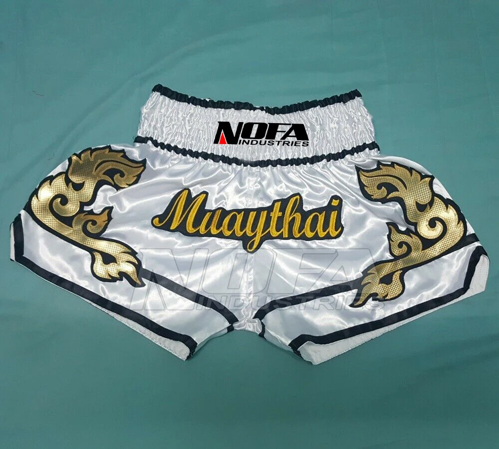 Low MOQ High Stretch Martial Arts Grappling Kickboxing Jiu Jitsu Fight Muay Thai Custom Sublimation MMA Short Boxing Shorts