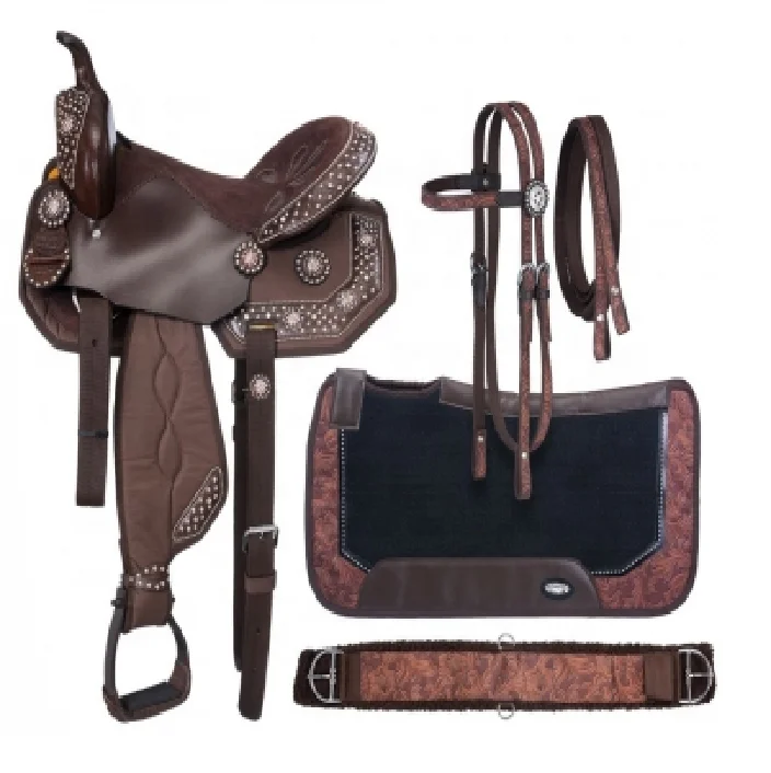 Синтетическое седло для лошадей в западном стиле