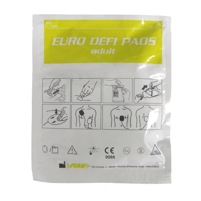 Одноразовые электродные прокладки для дефибриллятора, совместимые с Nihon Kohden Cardiolife - Welch Allyn - Artema Cardioaid