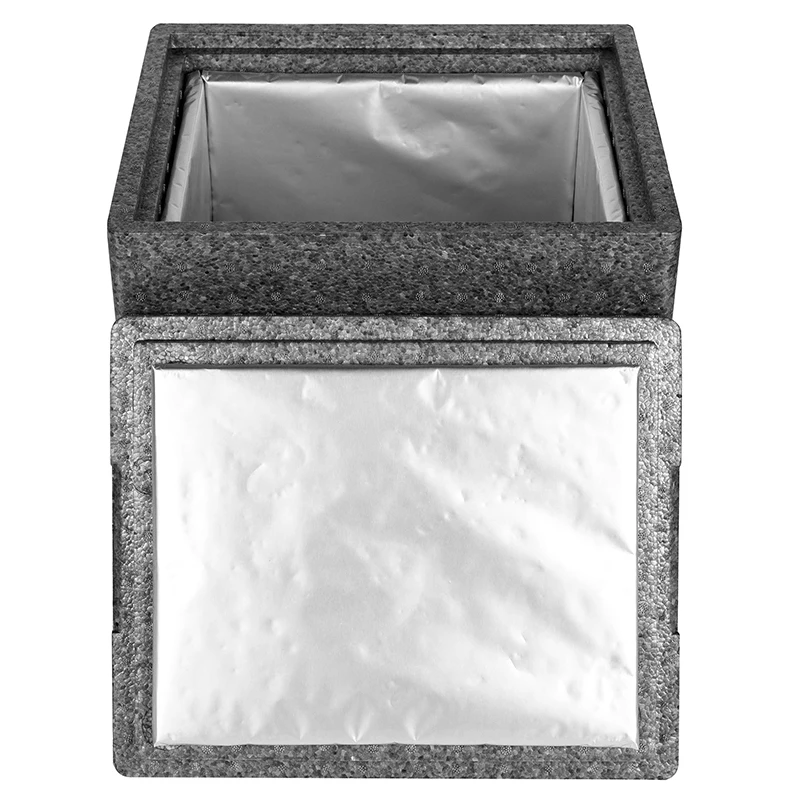 custom size eco foldable containers shipping food delivery thermal EPP foam insulated cooler box