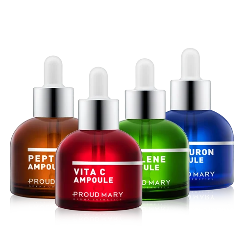 Korean Functional Glass Packed Ampoule Skin Care 50ml 4 different types for all skin types especially the sensitive skin