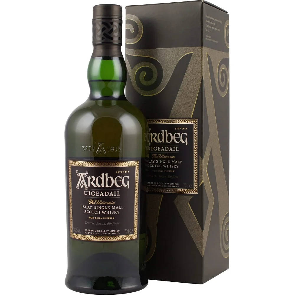 Top Quality Scottish Whisky Ardbeg Uigeadail with Gift Box 70cl