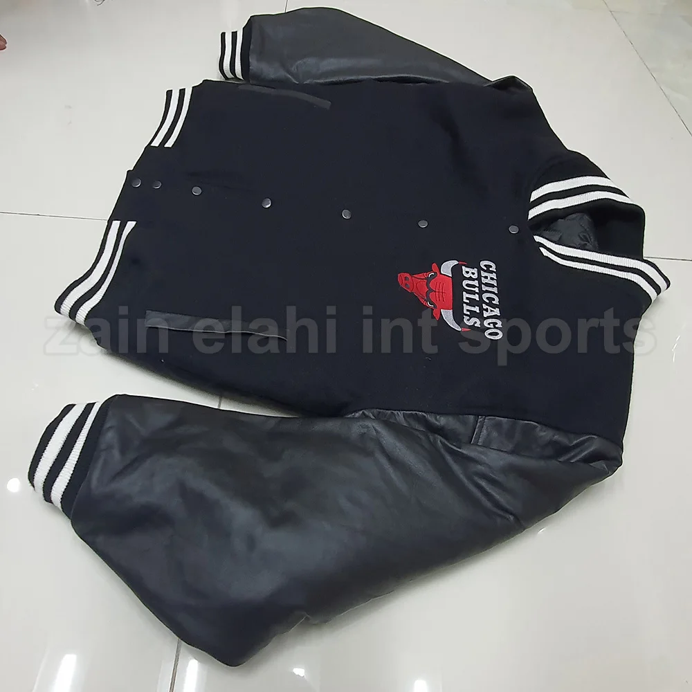 Women Men Embroidered Varsity College Letterman Jacket Towel Embroidery Wholesale Fashion Wear Men Jackets
