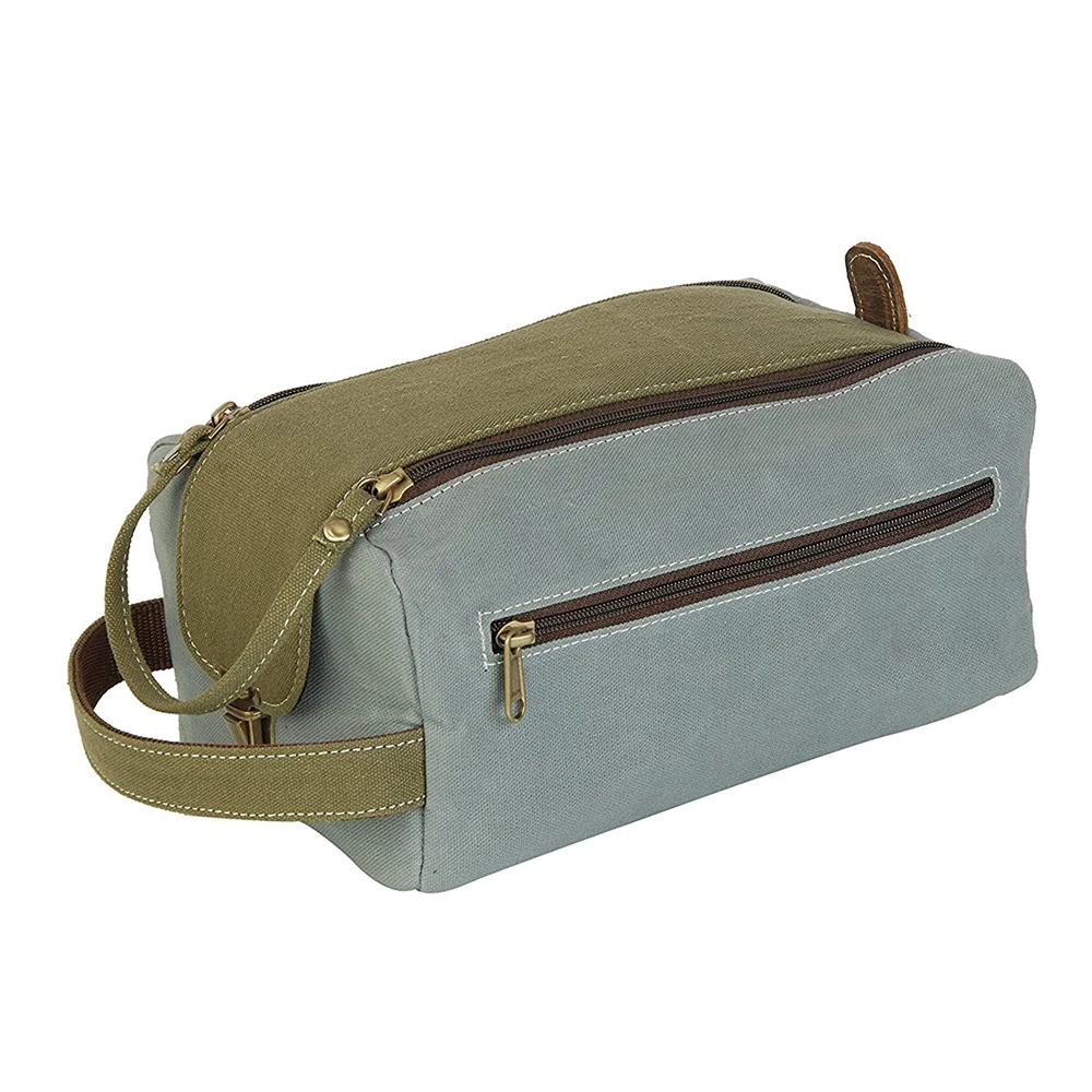 Сумка для туалетных принадлежностей мужчин и женщин персонализированная сумка бритья из кожи Крейзи Хорс