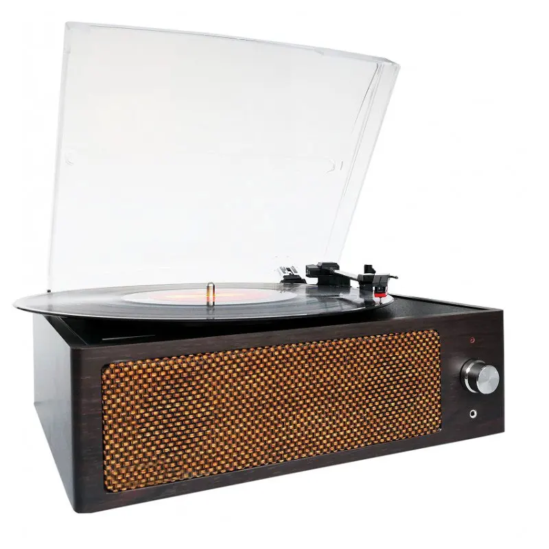 Винтажный деревянный проигрыватель с кодированием ПК