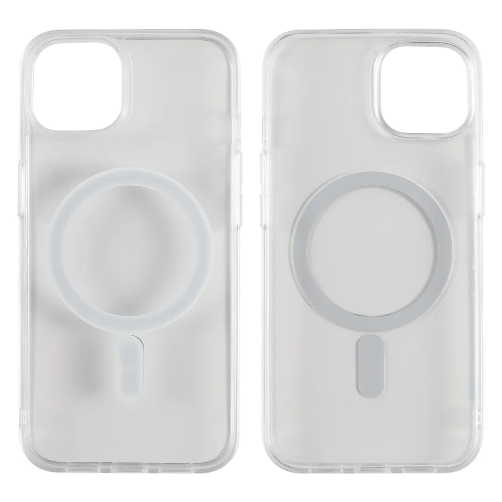 2021 New Magectic Wireless Chargers TPU Transparent Case for iPhone 13 12 11 X Case Protecting Mobile Phone Case
