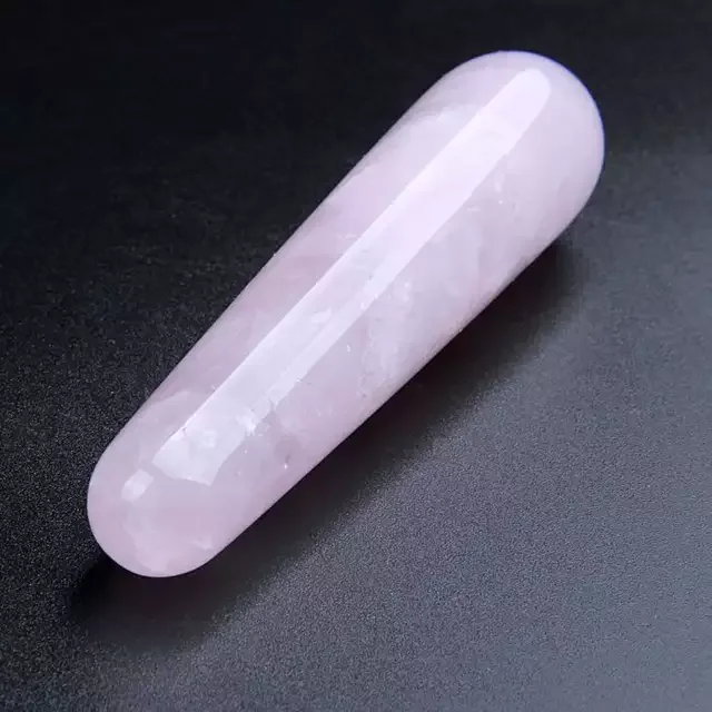  Натуральная Высококачественная Массажная палочка из розового кварца