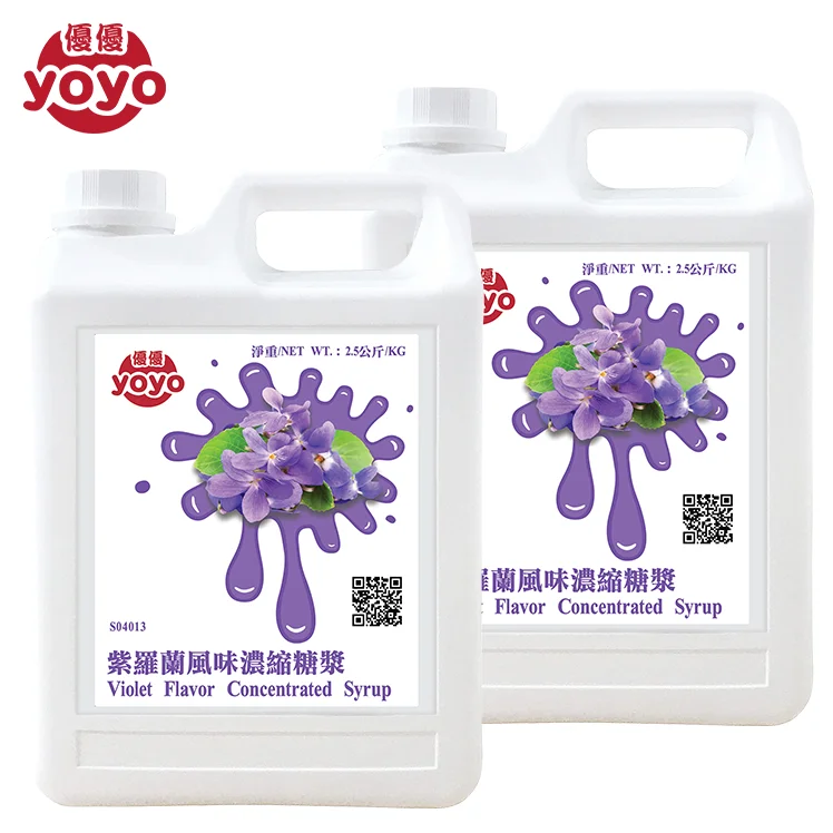 Milk Tea Syrup Violet Flavor Concentrated Syrup