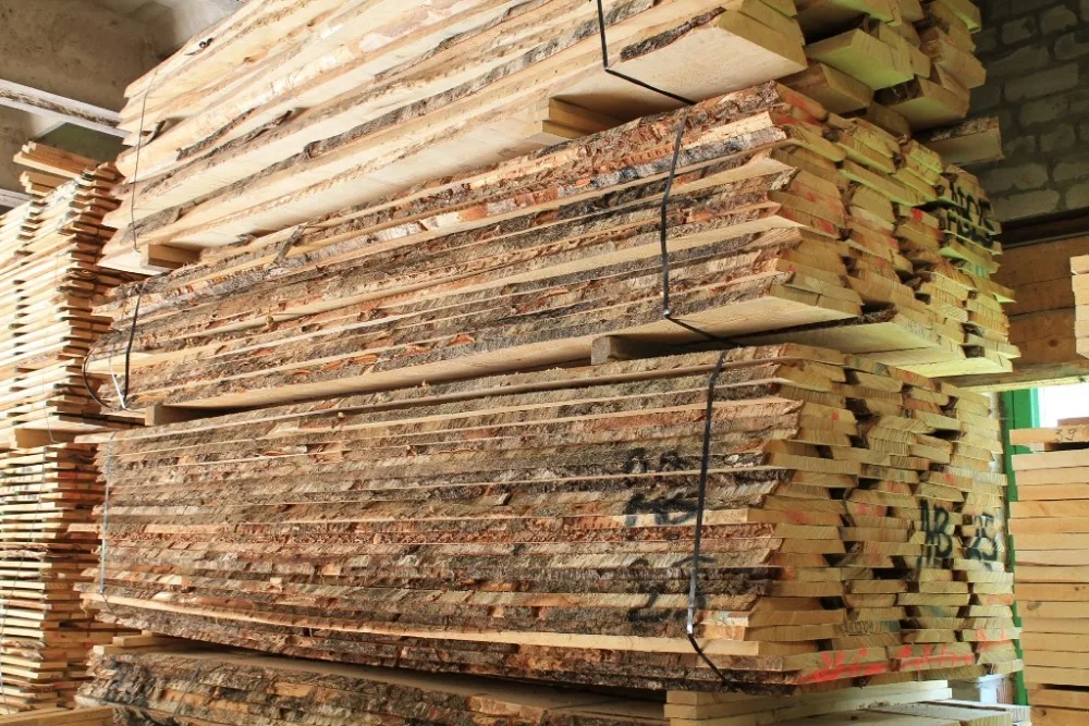 
Unedged Birch Sawn Timber Boards - Natural Moisture European edged and Unedge Birch Lumber ,KD and AD