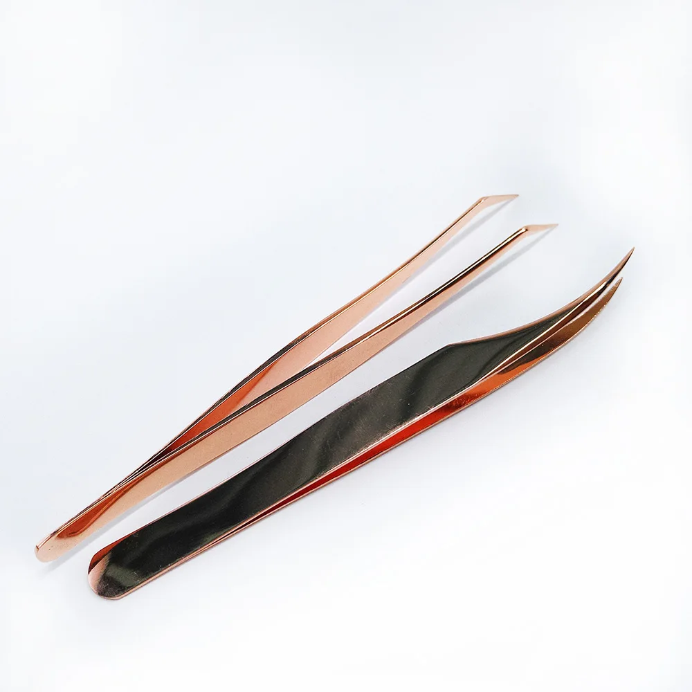 wholesale volume tweezers eyelash extension from Pakistan fiber tip tweezers with private label tweezers nano tip