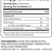 Kids Calcium Gummy Bears with Vitamin D3 Supplement Kids Immune Defense Vitamin C Gummies