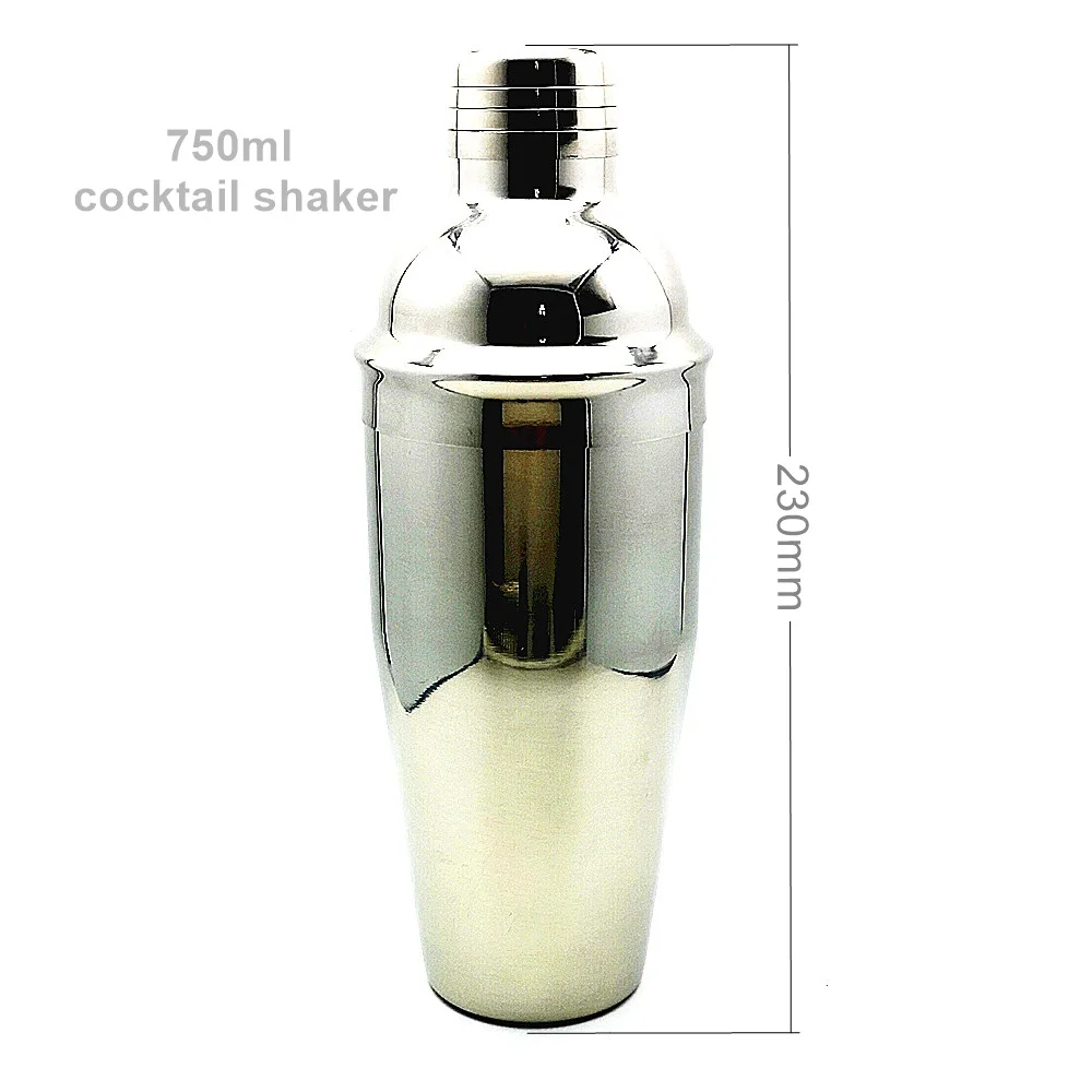 Christmas promotional gifts  Rose Gold 550ml 750ml  Stainless Steel Bartender Rose Gold Cocktail Shaker