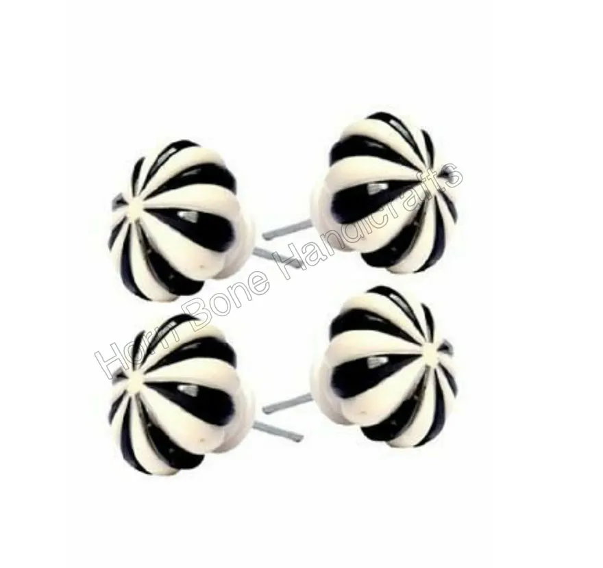 High Quality Round Bone Vintage Door Knob Bone Inlay Drawer Knob Lock or Home And Hotels Bone Inlay Round Cupboard Knob