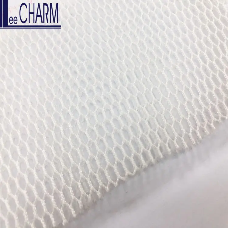 LCYP015 Taiwan 8mm Polyester Soft Thick Sandwich Mesh Fabric