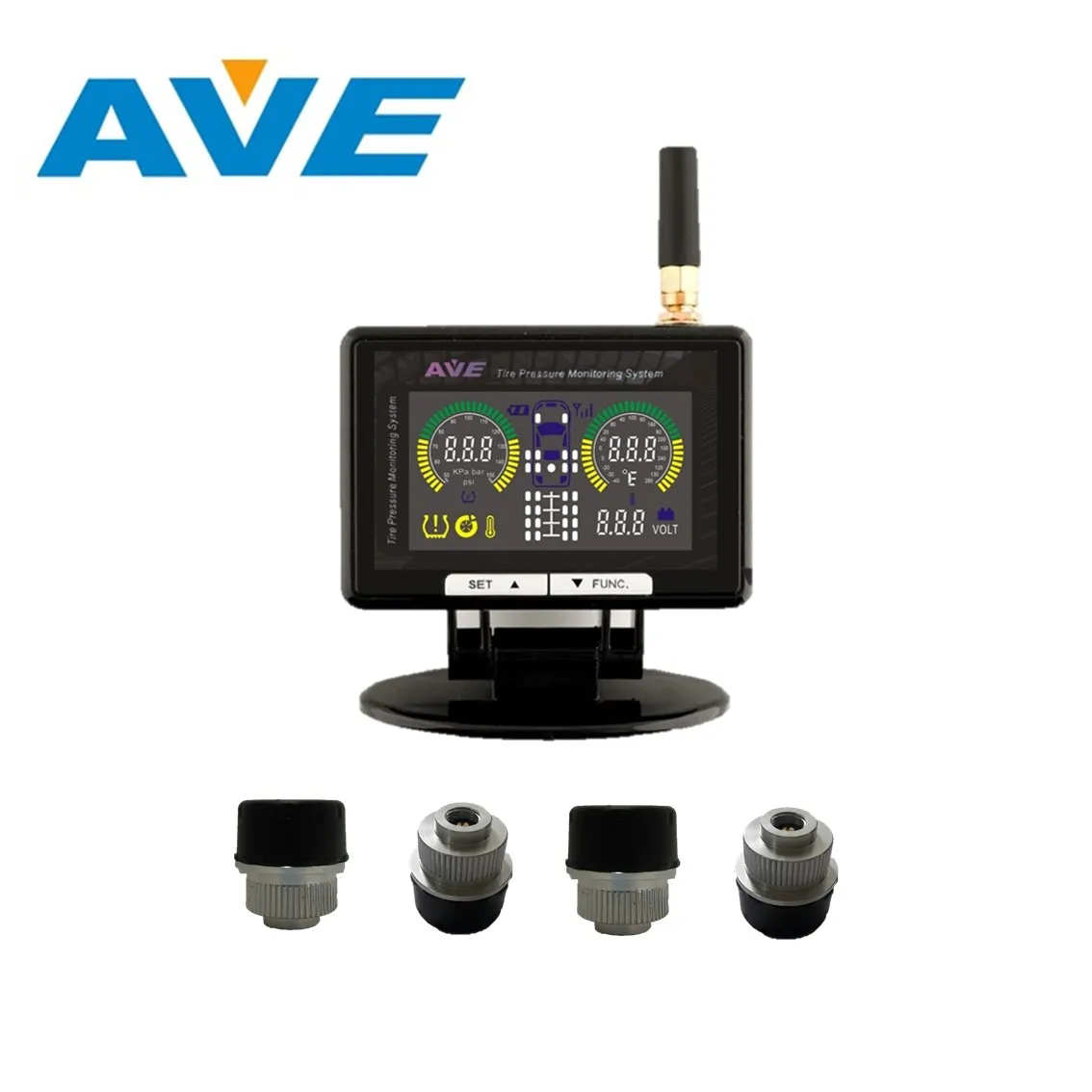 433MHZ TPMS External Sensor Wireless Truck Tire Pressure Monitoring System