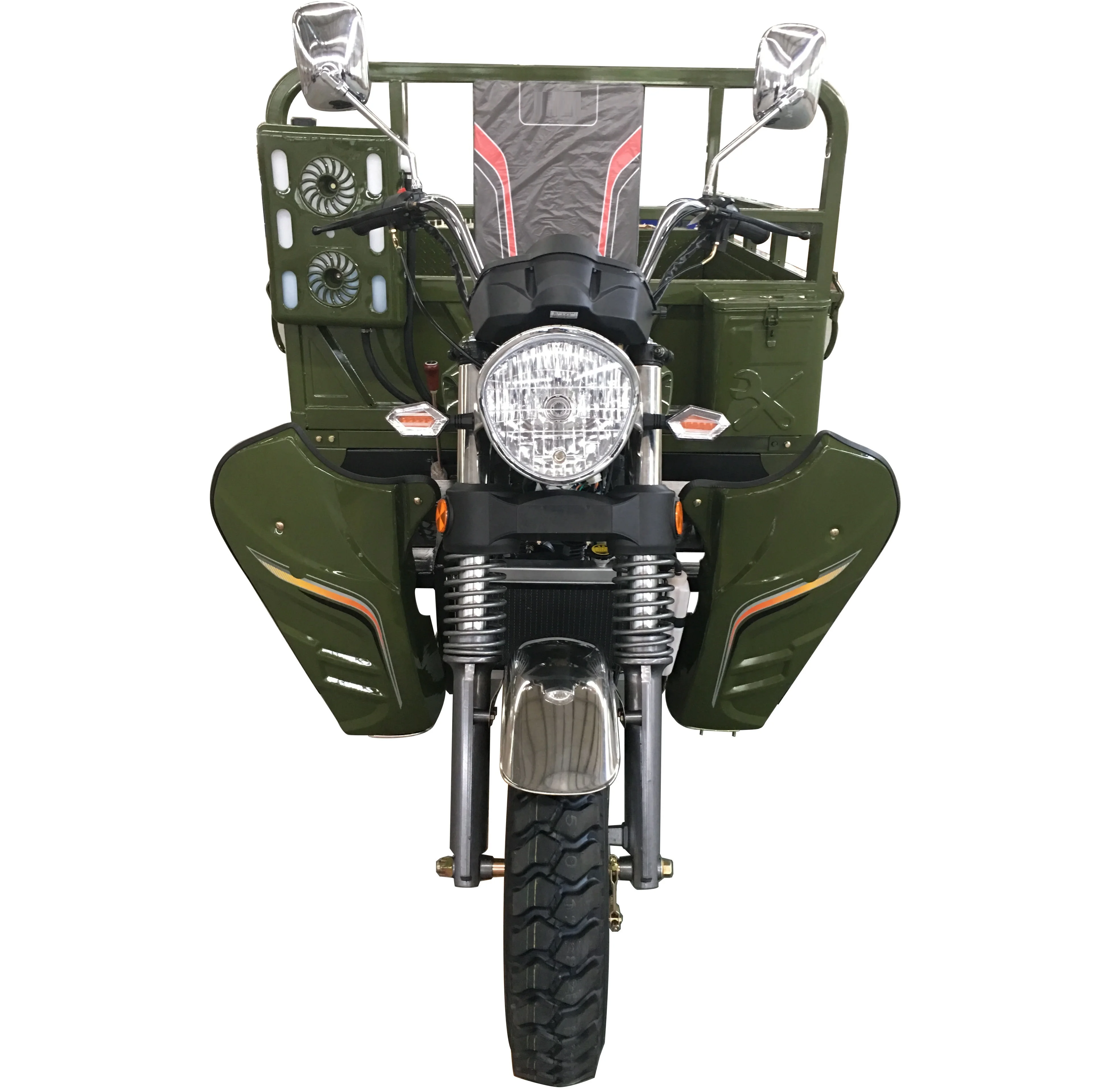 light cargo truck of five tires cargo box tricycle