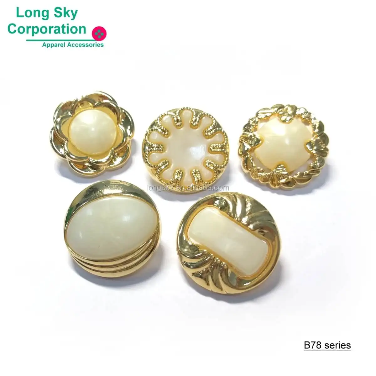 
 (B78) необычная верхняя пуговица с жемчугом и золотым стержнем для женской зимней одежды  