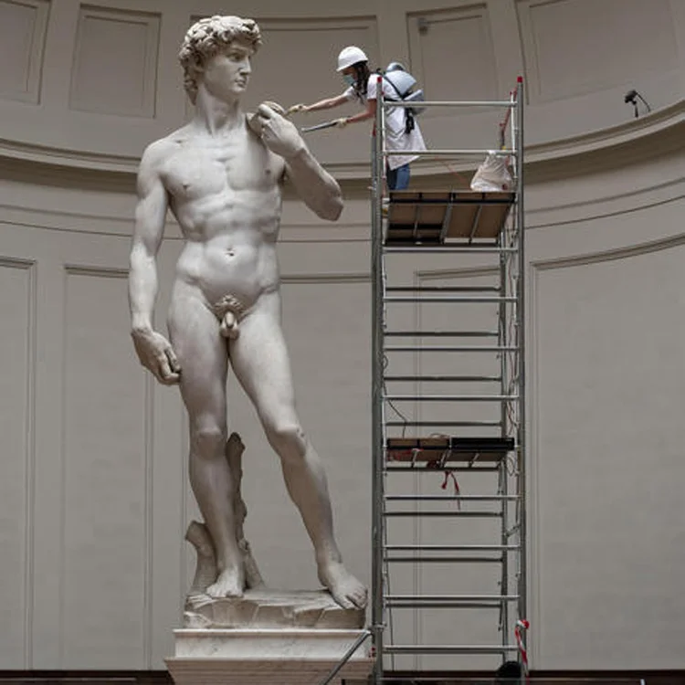 resin statue supplier david sculpture statue naked home decor for sale