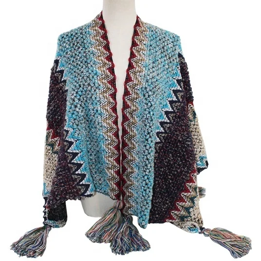 Real Cashmere Hawaiian Mexican Scarf Hoodie Girls Sweater Peruvian Alpaca Wool Poncho Cape