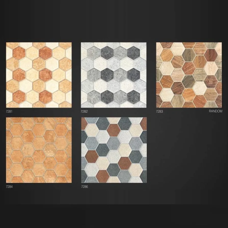 Керамическая цифровая деревенская плитка для пола в торговом центре 40x40 см