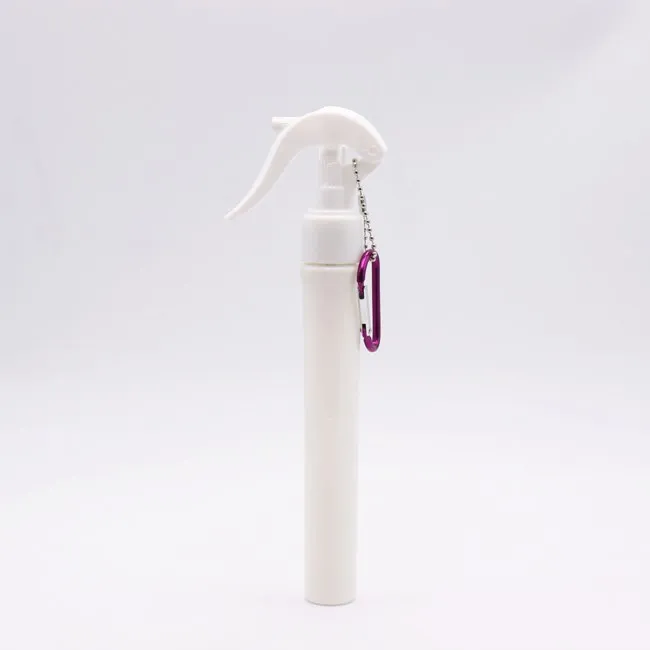 Бутылка для дезинфицирующего средства рук круглая матовая черная/белая бутылка с индивидуальным дизайном распыления волос в тонкой пластиковой бутылке 75