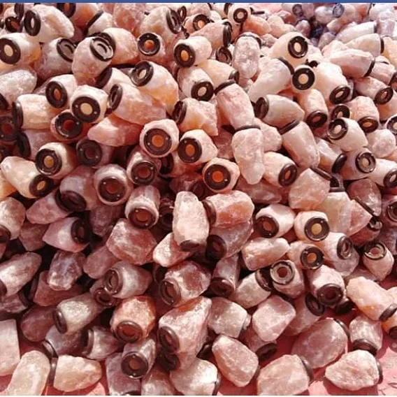 Wholesale 2-3Kg 13Cm Modern Pink Himalayan Diameter Natural Candle Salt Lamp