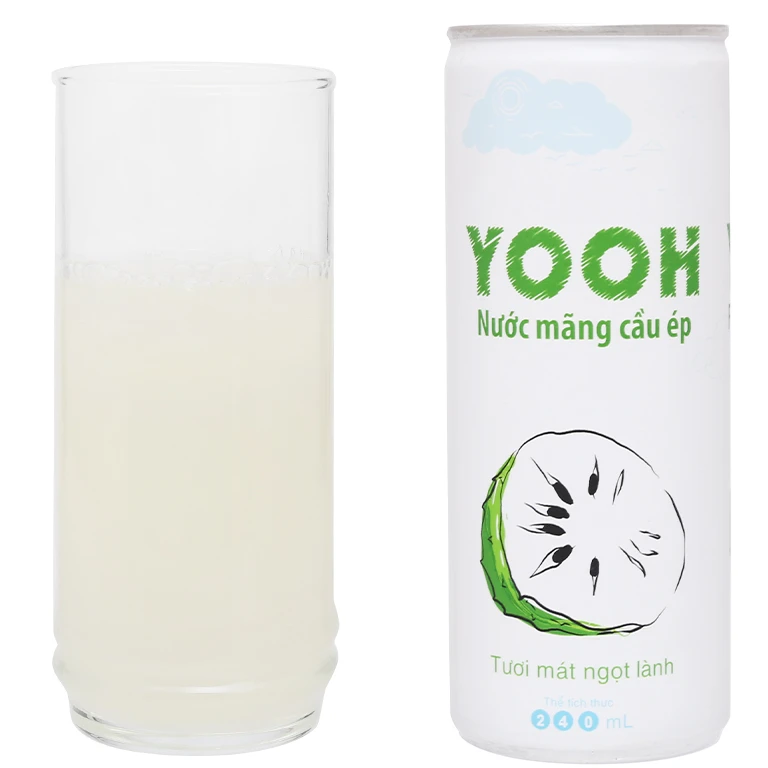 240ml canned FRESH SOURSOP JUICE Beverage YOOH Brand for Export