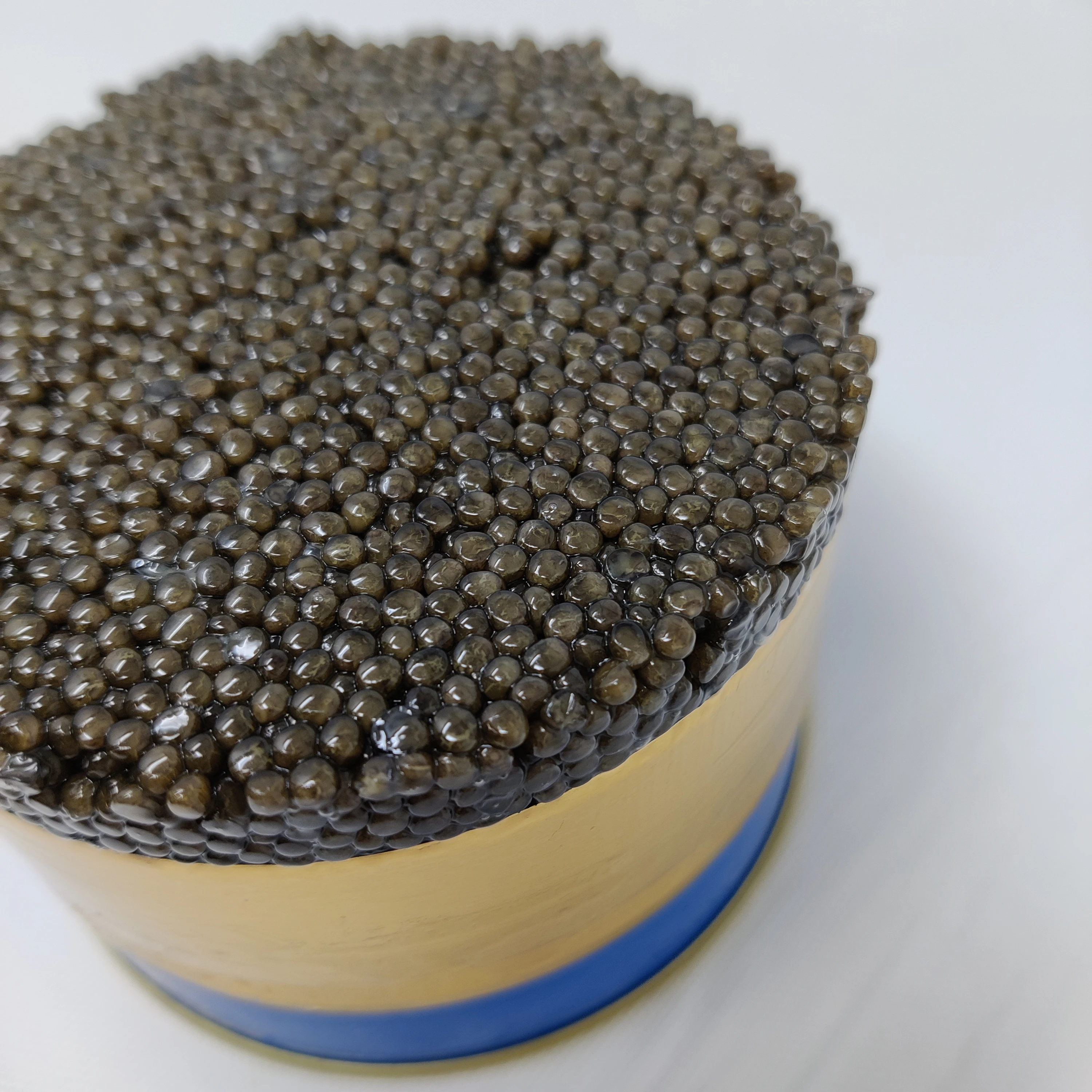 
Top quality Sustainable White Sturgeon Caviar 1000gr Tin Made in Italy 