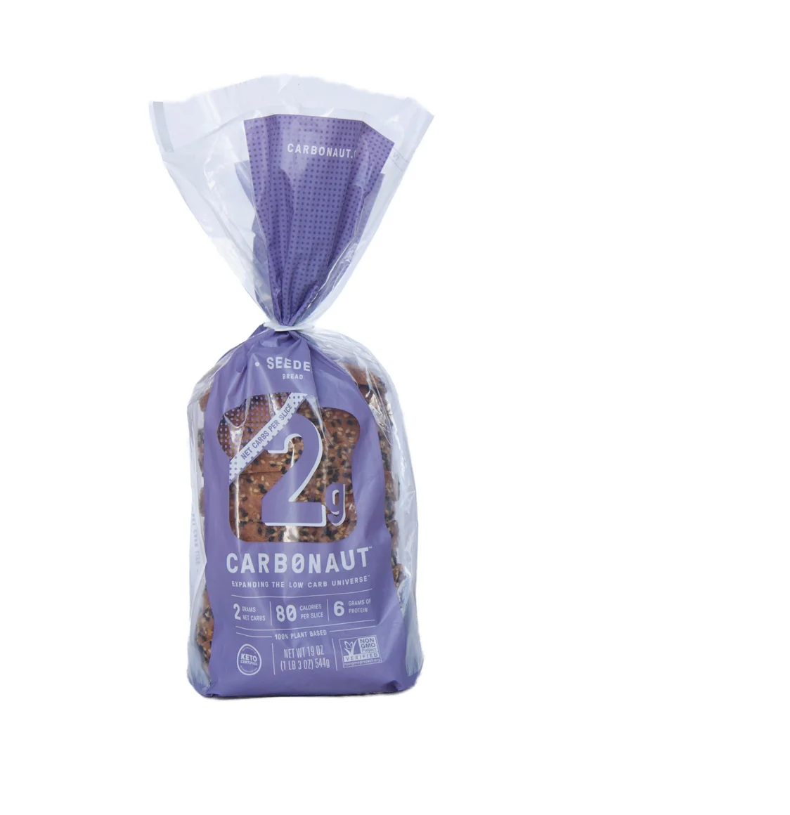 Fresh Ready to Ship Low Carb Seeded Bread 8-19 Ounce  Manufactured in Canada