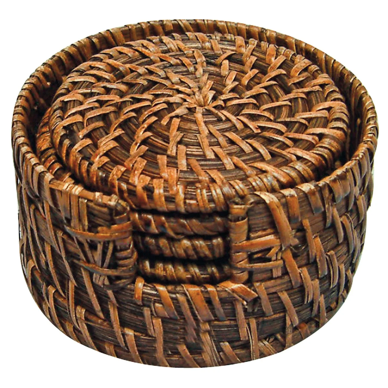 Vietnam High Quality Round Small Rattan Coasters Drink Coaster For Table Protection With Reasonable Price