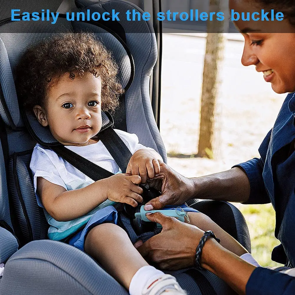 Car Seat Key Buckle Release Tool, 2 Pack Car Seat Clip Opener Tool for Adults Nails Kids.
