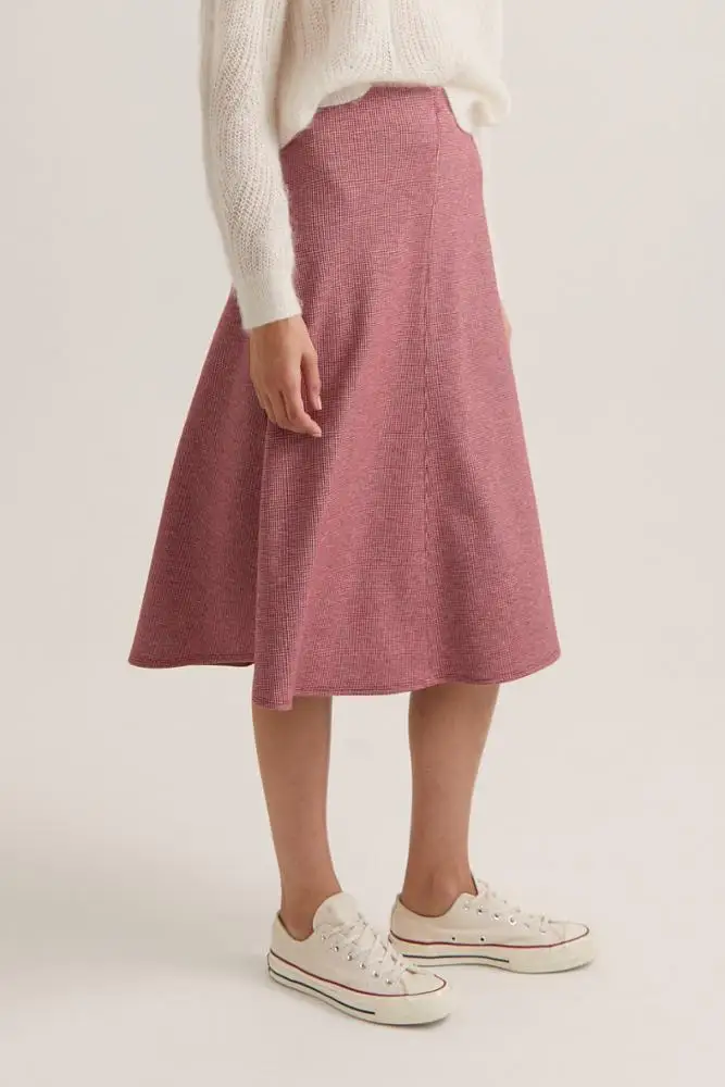 2019 autumn and winter skirts woolen long section large pendulum A-line skirt high waist large size winter skirt