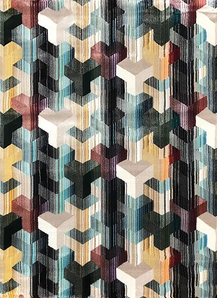 Роскошная оптовая цена для использования в помещении 11 мм тепловой набор полипропиленовые прямоугольные классические многоцветные тканые коврики