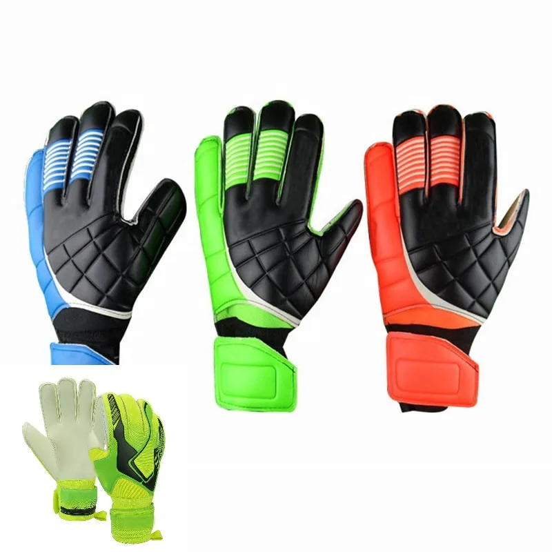 Match Professional Hand Protection Finger Save Foll Finger Goalkeeper Gloves High Quality Custom Made Contact Latex Foam Design
