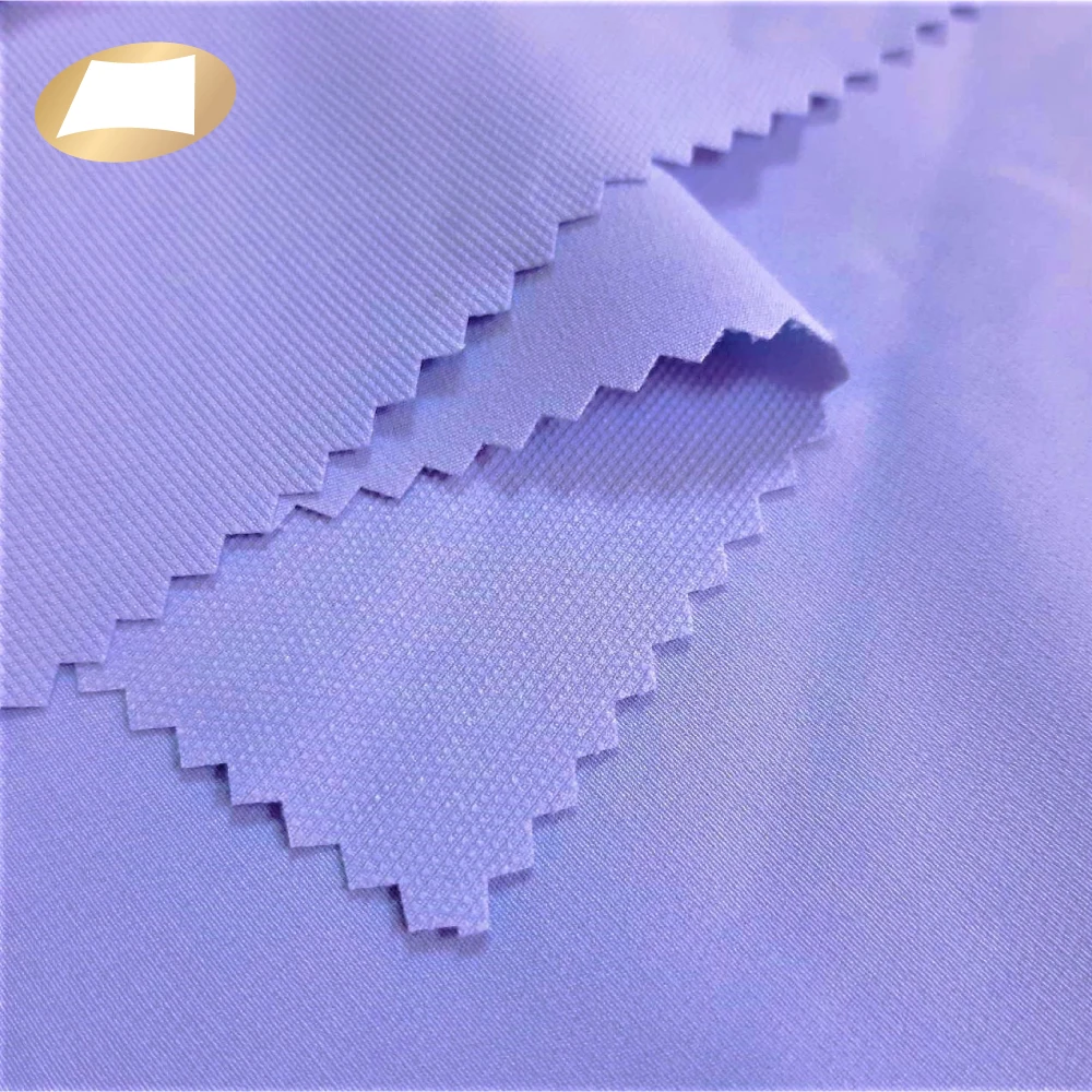 Recycle 90% polyester 10% spandex wicking uv cut woven fabric for casual shirts