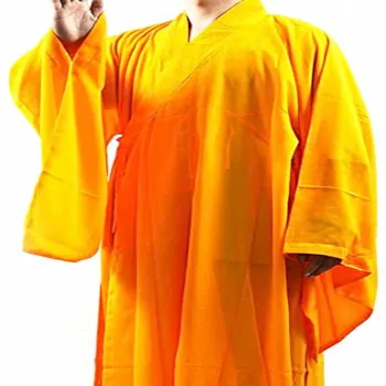 Tibetan Mustard Cotton Meditation Monk Shawl Manufacture In India  Best Wholesaler Price In Delhi