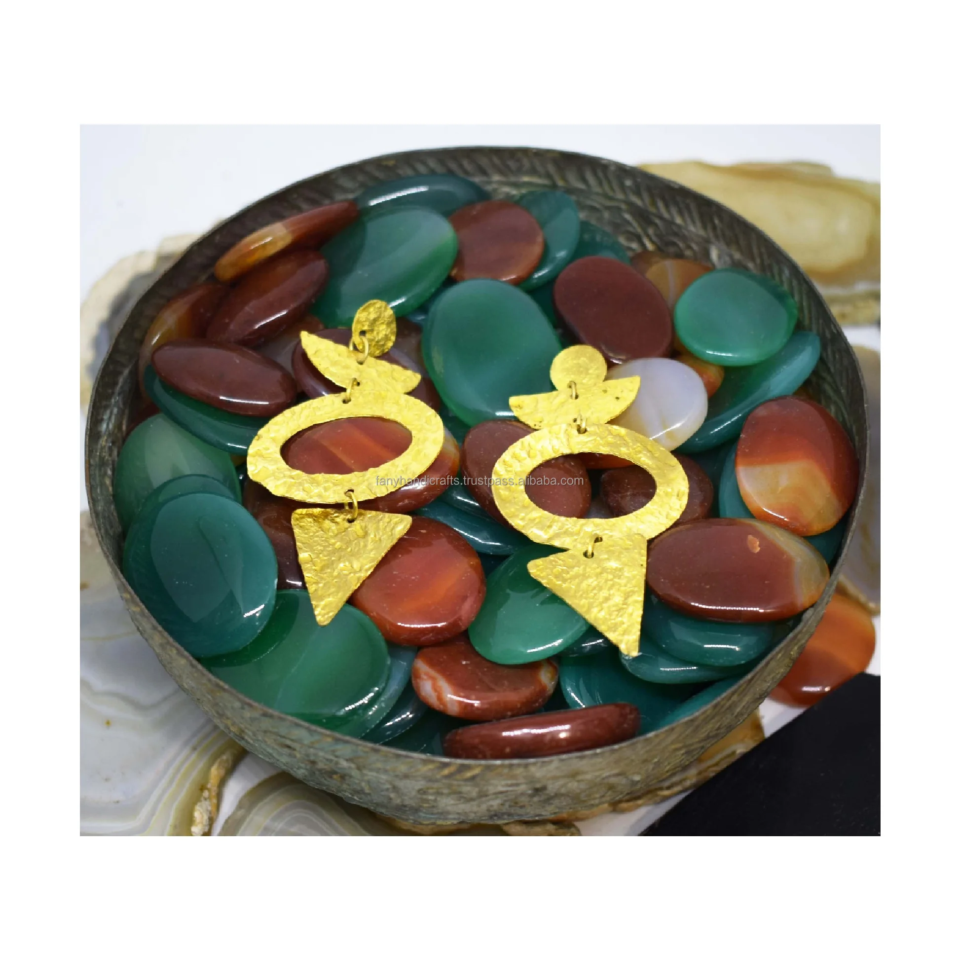 2020 Top Design Shaped Geometric Gold Plated Stud Earrings For Cute Girls Stud Earrings