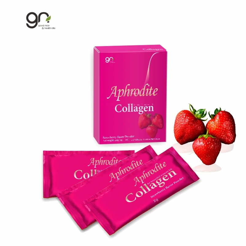Beauty product Strawberry flavor Collagen powder by Japanese Hydrolyzed Fish Collagen help skin care