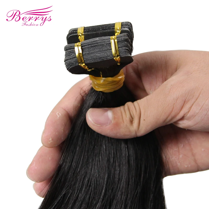 Raw Virgin Hair Micro Tape in Hair Microlink Human Tape in Hair Extension Wholesale Unprocessed Brazilian Cuticle Aligned