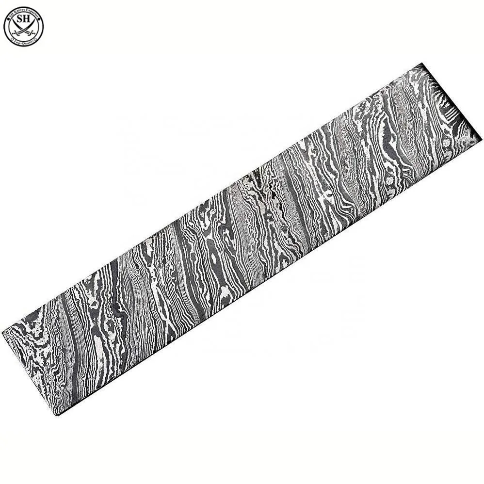 DAMASCUS STEEL HANDMADE TWIST PATTERN BILLET FOR KNIFE MAKING SUPPLIES