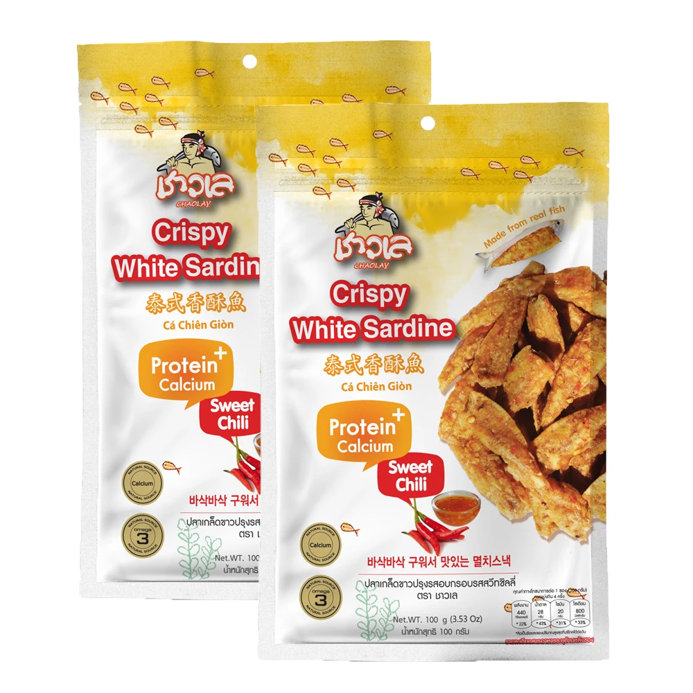 Хрустящая белая Сардина, Перекус Чили и чеснока-острая закуска из морепродуктов, свежая в местном море