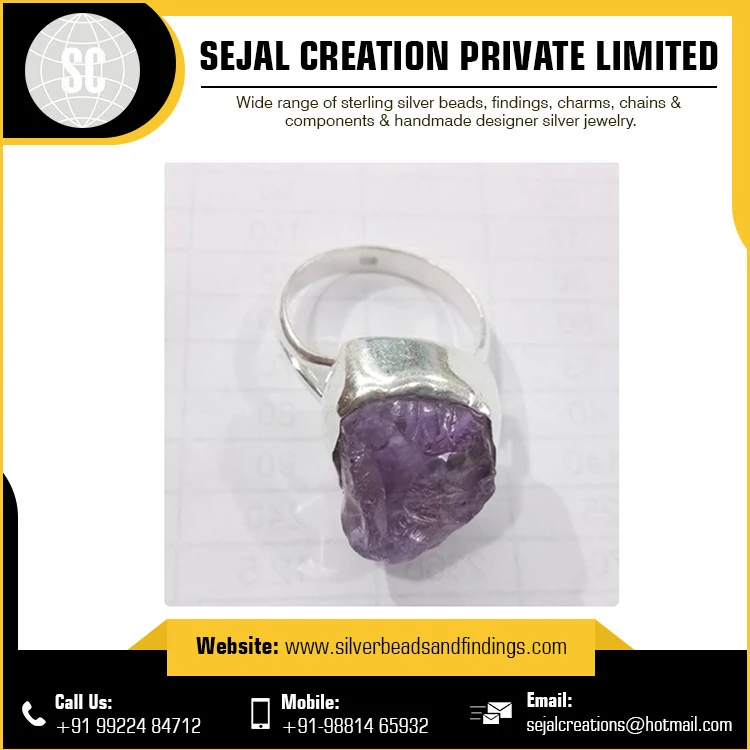 Wholesale 925 Sterling Silver Gemstone Ring FROM INDIAN SELLER AND SUPPLIER