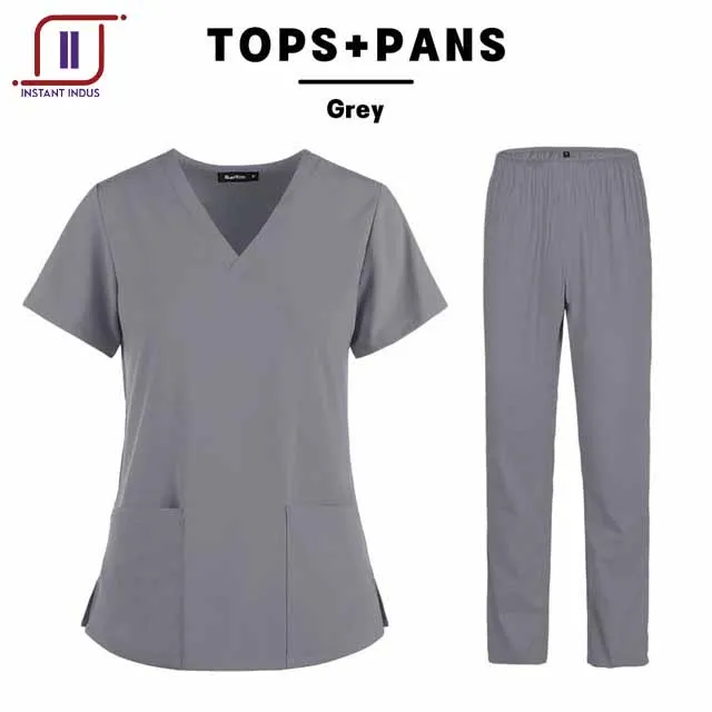 2022 Unisex XL Spandex Scrub Sets High Quality Hospital Nurse Uniforms Custom Logo OEM Model Number Cheap Price Doctors Medic