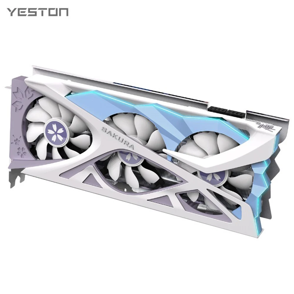 Yeston RX6800XT-16G D6 YA с 16G/256bit/GDDR6 памяти двойной свет GPU DP + HD Type-C выходными портами компьютерных игр видеокарта