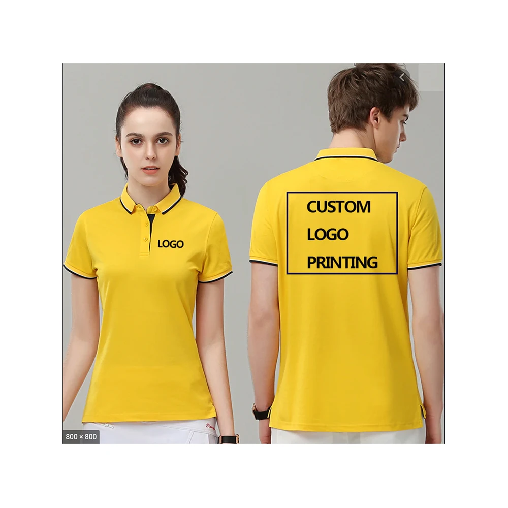 
Unisex Polo T-shirt 100% Cotton From XS To 3XL For Men Women With 12 Colors In High Quality Lowest Price 
