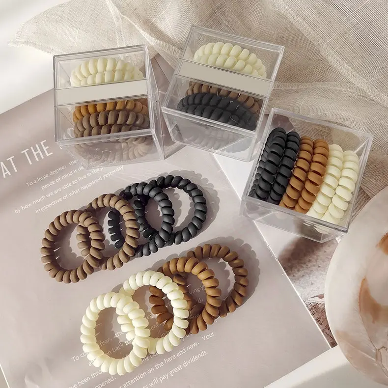 wholesale cheap women girl telephone line cord hair ties